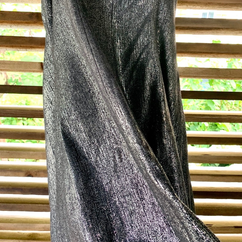 Nordstrom GUNMETAL Strapless Formal Prom Wedding Cocktail Occasion Event Party - Picture 11 of 13